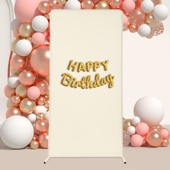 Sturdy Iron Wedding Backdrop Stand With Cloth Cover for DIY Decor