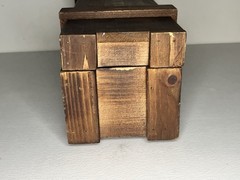 Mr And Mrs Wine Gift Box Wooden Rustic Wedding Favors 13 Inch X 3.5 Inch