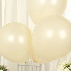 10 CREAM 18″ Biodegradable Latex Matte Pastel Balloons Party Wedding Decorations