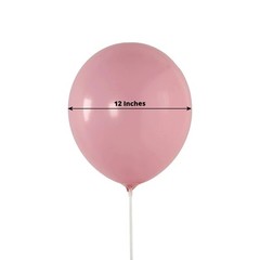 50 PINK 12″ Biodegradable Latex Matte Pastel Balloons Party Wedding Decorations