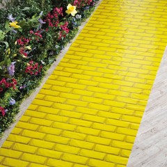 3 Ft. x 50 Ft. Yellow Brick Road Plastic Aisle Runner