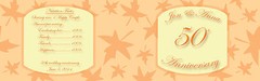 100 Fall Pattern Anniversary Wedding Bridal Shower Water Bottle Labels 8″x2″