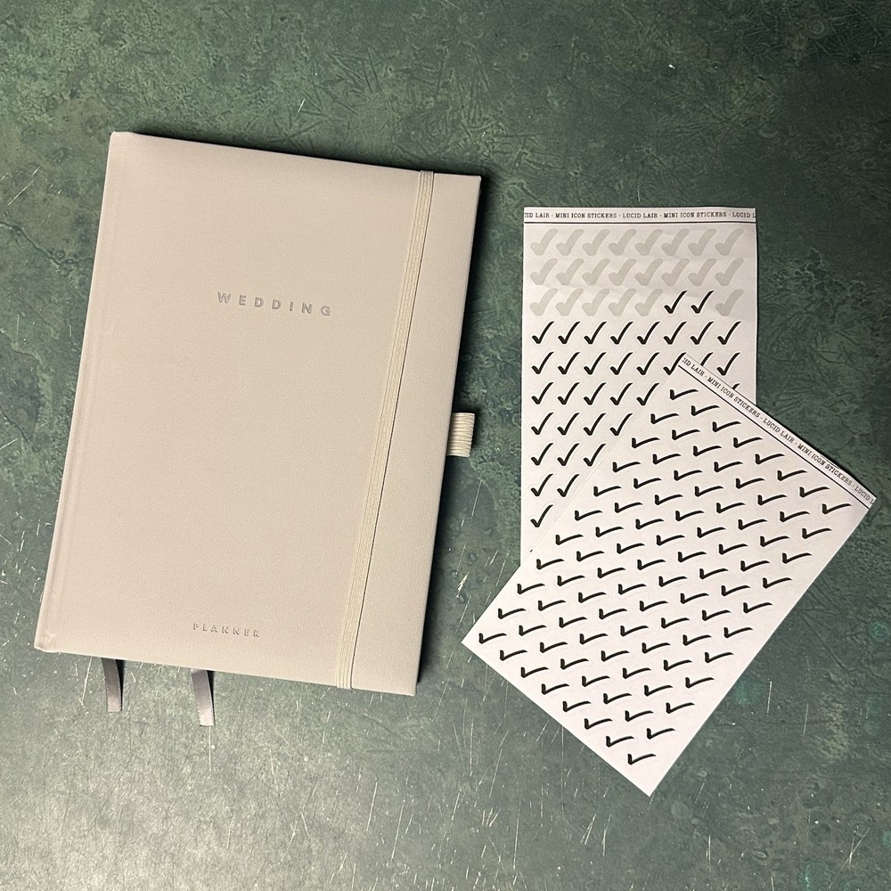 Award Winning Scribble and Dot® Wedding Planner Book and Organize