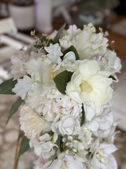 45” Long Wedding Bouquet Large Cascade Real Feel Artificial Flower Orchids Roses