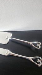 Studio His&Hers Cake Server & Knife Heart Serving Set