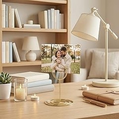 20 Pcs Gold Table Number Holders, 2.5-Inch Place Card Holders With Widened Base,
