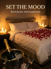 1000 Pcs Artificial Fake Rose Petals,Flower Petals for Romantic Night, Engagemen
