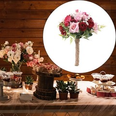 Bridal Wedding Bouquet Floral Wedding Centerpieces Decorative Artificial Flowers