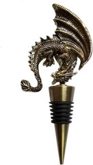 Dragon Wine Stoppers Gothic Metal Alloy Design Bottle Stopper for Bronze 2