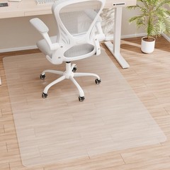 Office Chair Mat for Hardwood Floor, 46”x 60” Crystal Clear Hard Flo