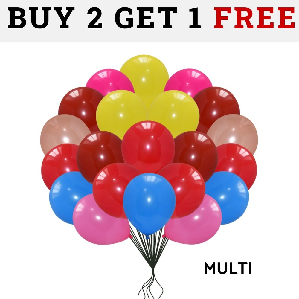 10″ Latex X BALLONS Plain BALLOONS Quality Party & Balloon Curling Ribbons decor
