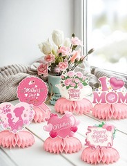Mothers Day Table Decorations – Mother’s Centerpieces Pink