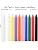 100 Pack 4 Inch Spell Candles, Colored Taper Candles for Rituals, Birthday, Deco