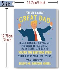 Father’s Day Card Gift for Dad – Happy Card 543 – Daughter Son Kids