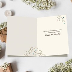 Happy 90th Birthday Card Gifts for Women Men, Unique Bday Greeting Gifts for …