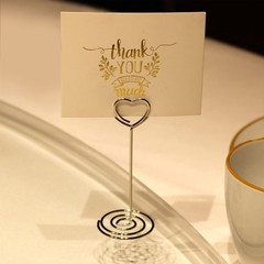Wedding Table Numbers Holder – YQBOOM 20 Pack 3.35 inch Name 20 Silver