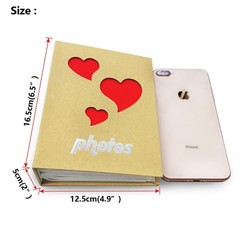 Photo Album Hold 100 Pockets,4″x 6″ Photos Kid Photo Album Hold,Children’s Kr…
