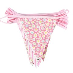 Add Charm to Any Occasion 33 Ft Triangle Flag Bunting Banner for Party Decor
