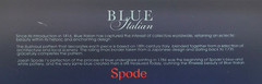 Spode Blue Italian Cake Slice Server Knife Stainless with Porcelain Handle 10″