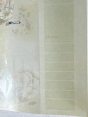 Pioneer Roses Photo Album Beige Mauve Ribbon 50 Pages 4×6 DA-200D