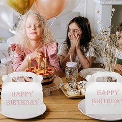 30-Pack Eco-Friendly White Party Favor Boxes – Perfect for Any Celebration