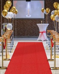 450GSM Extra Thick Red Carpet Runner for Party & Events, 3ft x 10ft Heavy Duty