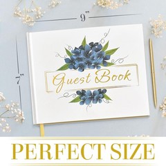 Wedding Guest Book with Pen , Guest Book , Guest Book for Vacation Home , Guest