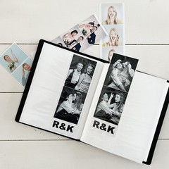Photo Booth Photo Album – For Wedding or Party- Holds 120 Photobooth 2×6 Phot…