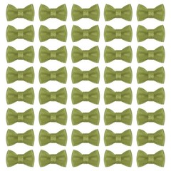 100 Pcs Mini Ribbon Bow 0.8″ Mini Fabric Ribbon Flower Bows, Olive Green