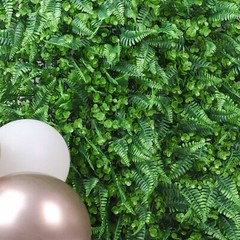 4 Green Assorted Artificial Greenery Foliage UV Protected WALL PANELS Events