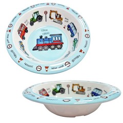 Vehicles Bowl Children’s Tableware Dining Melamine