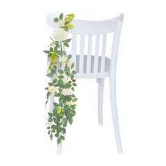 10pcs Wedding Chair Decorations Wedding Aisle Floral Artificial Flowers Handmade