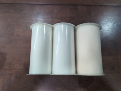 (Lot of 3) Nylon Tulle Shear Fabric (6″x25yd) 2 Ivory 1 Off White Approx 75yd