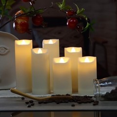 2”X4” Outdoor Flameless LED Candles with Remote Timer, 2″x4″ 2pack Remote