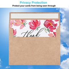 100 Pack 5×7 A7 (5.25 x 7.25 Inches) Envelopes (100 Pack), Kraft Brown