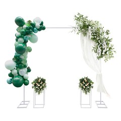Durable Wedding Stand Set with Balloon Stand and Flower Stands, Strong