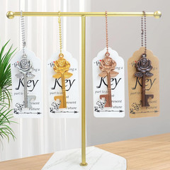 Bulk 100 Rose Flower Shaped Keys Wedding Favors Gift for Guest Bulk Skeleton Key