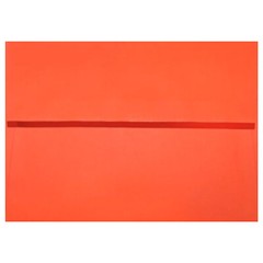 A7 Envelopes, 5 1/4 x 7 1/4, Orange, Gum Seal Square Flap, 24w (90gsm)