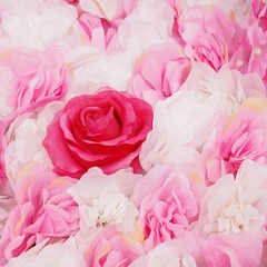 Artificial Flower Wall Background Silk Rose Flower Panels Wedding Backdrop Decor