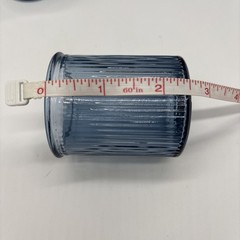 24pk Blue Votive Candle Holders 12 Cylindrical Straight 12 Rounded Globular