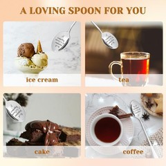 Couples Gifts Ice Cream Spoons for Him Her to a lifetime of ice cream spoon