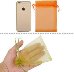 100pcs Multi-Colored Organza Bags,4 x 6 inches Christmas Wedding Favors Gift Dra