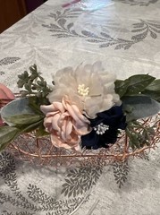 Rose Gold Flower Girl Basket And Ring Bearer Pillow