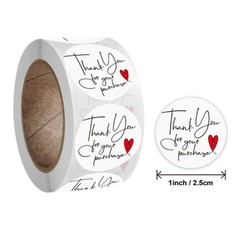 500pcs Thank You Stickers Seal Labels for Envelope Gift Package Scrapbooking
