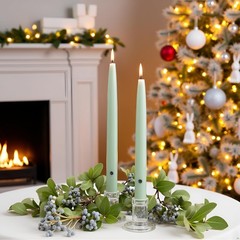 Colonial Candle 10 Inch Bayberry Scented Taper Candle, 10 In,