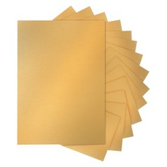 Silunkia 28 Sheets Gold Shimmer Cardstock 8.5 x 11 Glossy Paper, 250gsm/92lb …