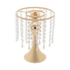 Gold Acrylic & Iron Flower Stand Set 10 PCS Tabletop 10.23 in Tall