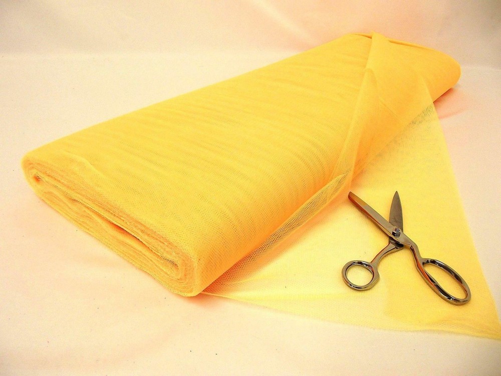 Dress Net 100% Polyester Tulle Fabric Material – FLO GOLD