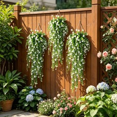16pcs Artificial Plant Fake Eucalyptus Fern Hanging Flowe Vine Garden Home Decor