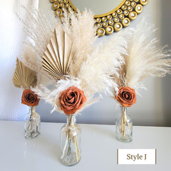 Pampas Grass Bridal Shower Centerpieces, Baptism Decor, Wedding Decor birthday